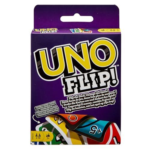 Mattel Games-Uno Flip Card Game varietà, Single, Multicolore, Medium, GDR44