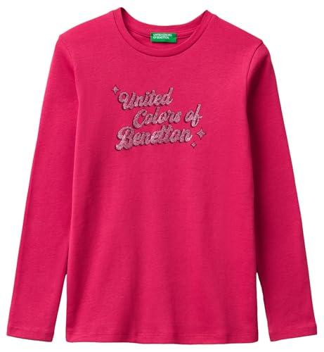 United Colors of Benetton T-Shirt M/L 3I9WC10S7, Rosso, 130 cm Bambina