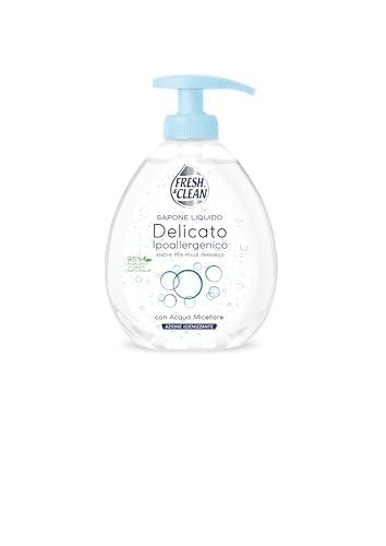 Fresh & Clean - Sapone Liquido Mani Delicato, con Acqua Micellare, Ipoallergenico anche per Pelli Sensibili, 300 ml