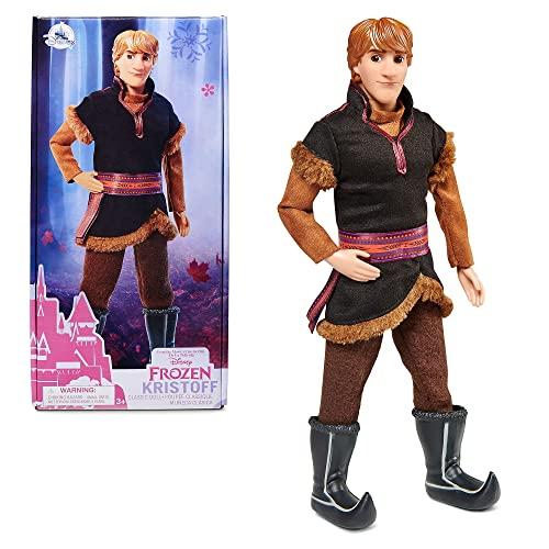 Disney Store Bambola Ufficiale Classica per Bambini Kristoff, 32 cm, Completamente posizionabile con Capelli modellati e Stivali di Sherpa - per Bimbi dai 3 Anni in su