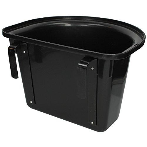 MANGIATOIA CON STAFFE PER BOX CAVALLI (COLORE NERO)