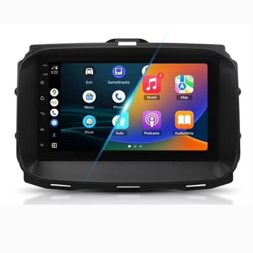 Autoradio 7 Pollici Uconnect per Alfa Romeo Giulietta (2015-2020) – Touchscreen con CarPlay, Android Auto, Navigatore GPS, Bluetooth, WiFi, Play Store, Mirror Link, USB Android 4GB RAM 64GB ROM