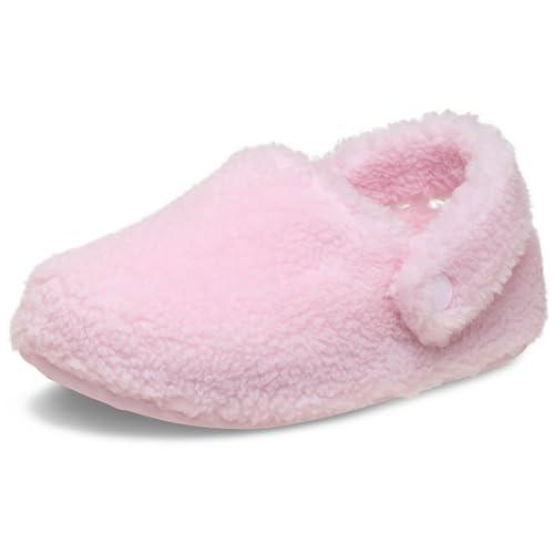 Crocs Classic Cozzzy Slipper K, Pantofole Unisex - Bambini e Ragazzi, Pink Milk, 38/39 EU