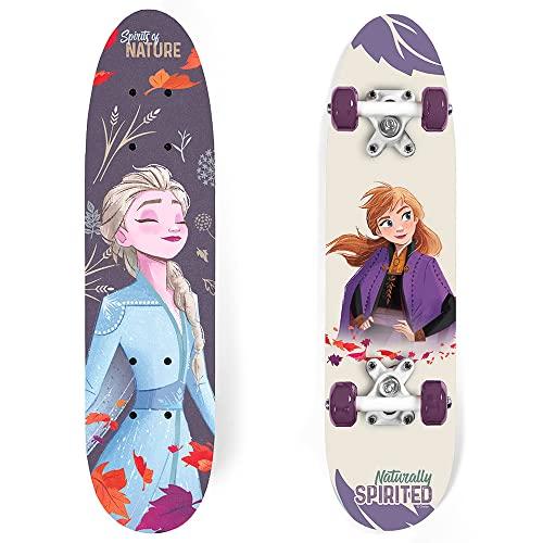 Skateboard Frozen in legno (legno) 61 x 15 x 8/10 cm (9955)