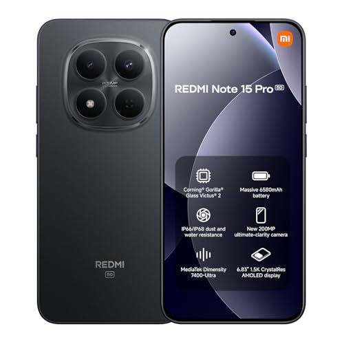 Redmi Note 15 Pro 5G 8+256 Black (No power adapter included)