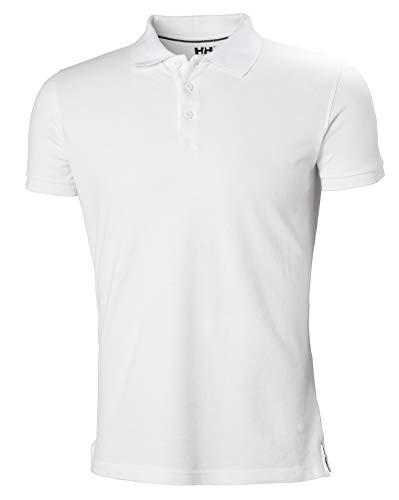 Helly Hansen Hommes Polo ras du cou, Blanc, 2XL