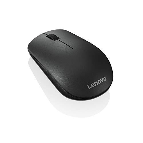 Mouse wireless Lenovo 400 – Design ambidestro, connessione Nano USB, compatibile con computer portatili Windows e PC