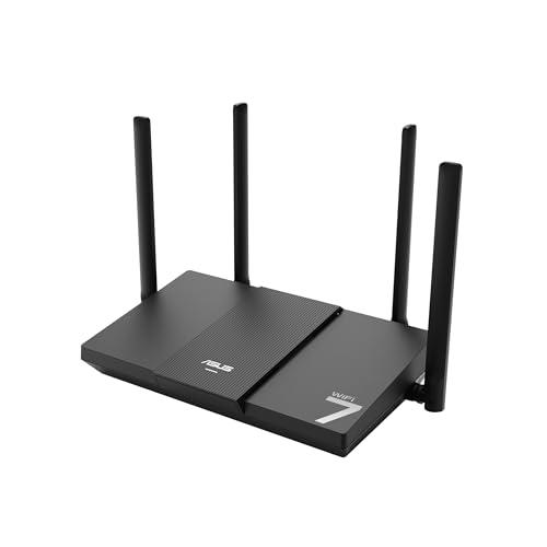 ASUS RT-BE50, Router Estendibile Smart AIMesh Dual-Band B3600 (802.11be), Una Porta 2,5 WAN, Tre Porte 1G, Fino a 3 SSID per IoT Device, Compatibile con VPN e Parental Control, Nero