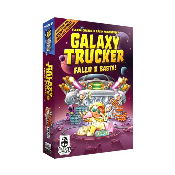 Cranio Creations - Galaxy Trucker, Fallo e Basta! - Allacciate Le Cinture Per Nuove Avventure! - 2-4 Giocatori, 30 Min - Gioco Family - Età 8+ - Espansione - Edizione in Lingua Italiana