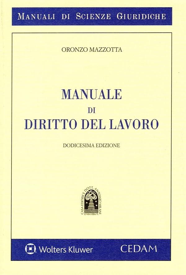 Manuale di diritto del lavoro
