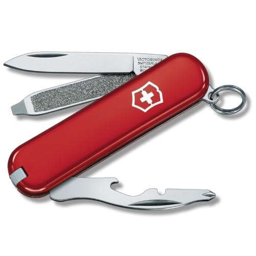 Victorinox, Rally, Coltellino Svizzero, Originale, Multiuso, Campeggio, 9 Funzioni, Lama, piccola, Spelafili