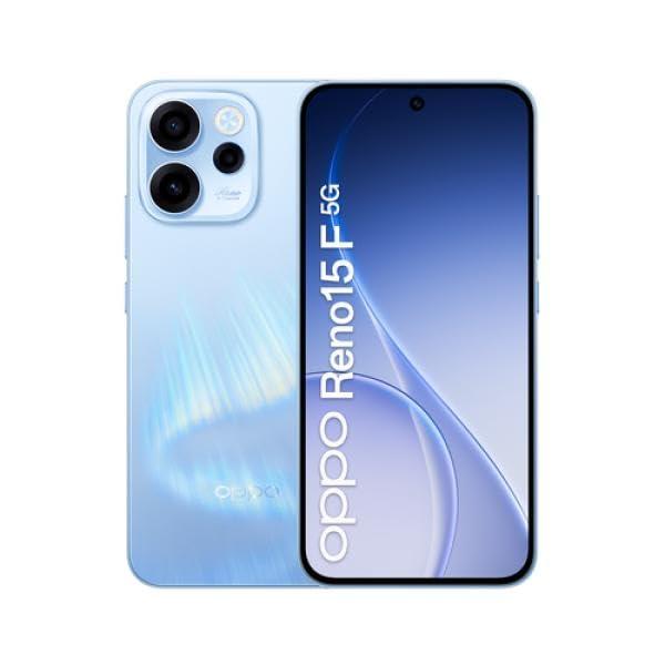 OPPO Reno15 F 5G AI Smartphone Android 8+256GB, Aurora Blue
