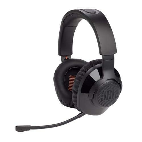 JBL Quantum 350 Cuffie Gaming Over-Ear Wireless, Headset da Gaming con Microfono Boom Direzionale Removibile, Compatibilità Multipiattaforma PC e Console, Nero