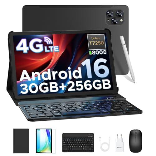 DOOGEE TAB G6 Tablets Android 16, 90Hz Tablet 11 Pollici, con Tastiera e Penna, 30GB RAM+256GB ROM/TF 2TB, Octa-Core PC con sim, 8000mAh/Gemini AI/Widevine L1/13MP/OTG/GPS/FACE ID/Doppi altoparlanti