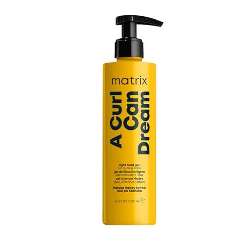 Matrix Gel Capelli Ricci, Arricciante, Definisce e Controlla i Capelli Ricci e Mossi, Arricchito con Miele di Manuka, Effetto Strutturante, A Curl Can Dream, 250 ml