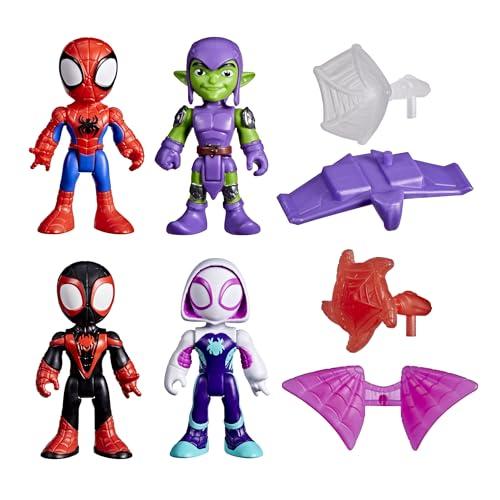 Hasbro Marvel, Spidey e i Suoi Fantastici Amici, Set Avventure a Colpi di Ragnatela, Action Figure a Tema Spider-Man