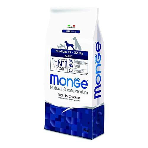 Monge Cibo Secco E CROCCHETTE per Cani al Pollo Natural SUPERPREMIUM