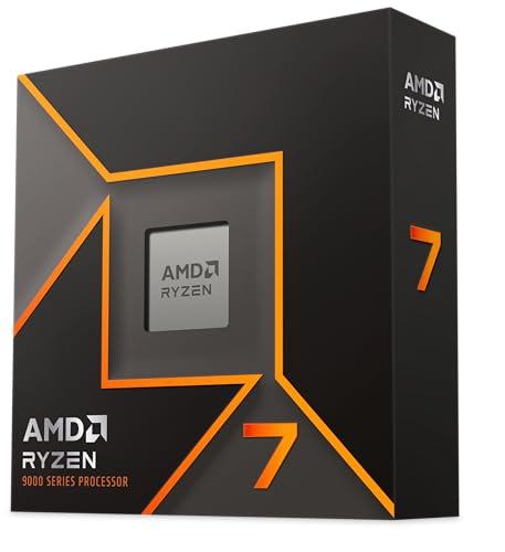 Processore AMD Ryzen 7 9700X (8 Cores/16 Threads) 65W DTP, AM5 socket, 40MB Cache, Boost di Frequenza fino a 5.5 GHz max, senza ventole)