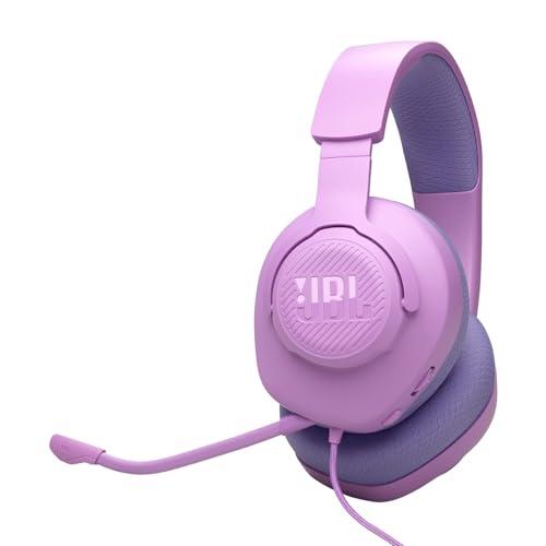 JBL Quantum 100M2 Cuffie Gaming Over Ear con Filo, JBL QuantumSOUND Signature e Jack per Cuffie da 3,5 mm, Compatibilità Multi-Platform, Microfono Rimovibile, Opzione Mute, Viola