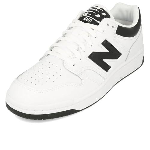 New Balance 480, Sneaker Uomo, Bianco-Nero, 41.5 EU
