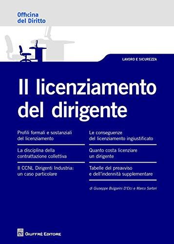 Licenziamento del dirigente