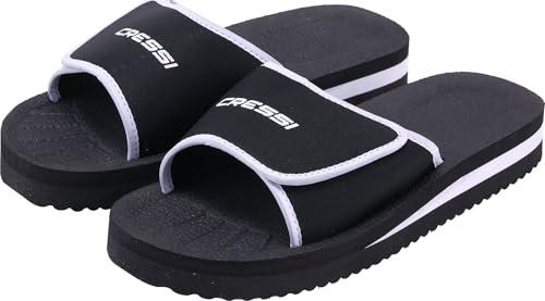 Cressi Shoes Panarea Ciabatte per Spiaggia e Piscina Unisex, Nero, 47