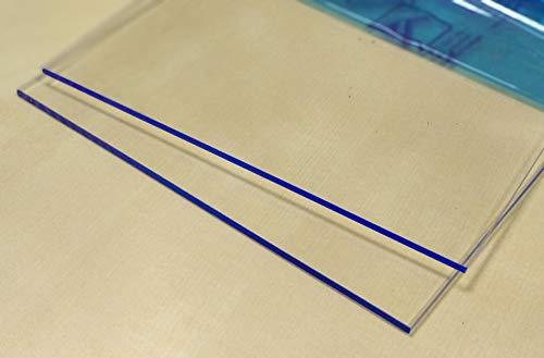 Laserplast Confezione da 2 unità – metacrilato trasparente 3 mm 20 x 20 cm – Piastra in acrilico trasparente (2 pezzi 20 x 20 cm)