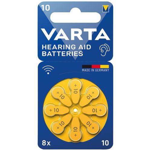 VARTA Hearing Aid Batteries 10 Blister 8