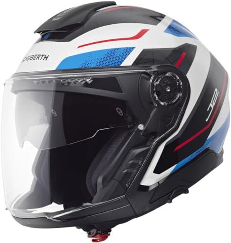 Schuberth J2 Sigma Casco Jet, bianco/blu/rosso, XS (53)