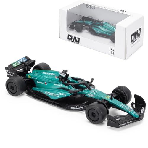 CMJ Aston Martin AMR24 F1 2024 Modellino auto in scala 1:43 – Fernando Alonso Edition | Modello da collezione altamente dettagliato | Prodotto con licenza ufficiale