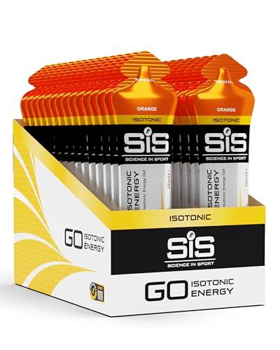 Science in Sport GO Energy Gel Energetico Isotonico 30 x 60ml Arancia - 22g di Carboidrati, Vegano