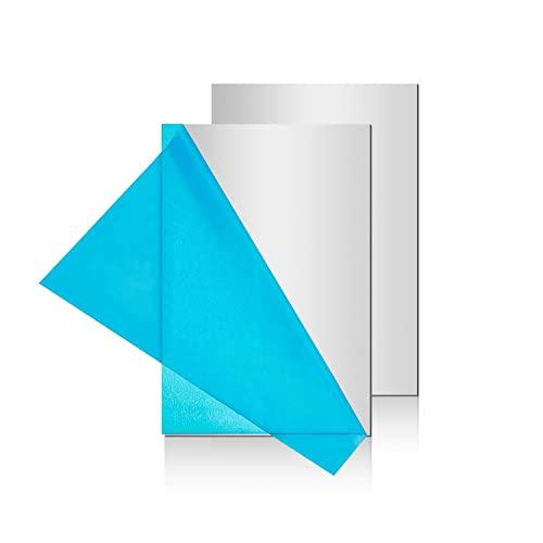 TSKDKIT 2 PCS Lamiera in Acciaio Inossidabile Piastre in Acciaio Inossidabile da A5, 21 x 14.8cm x 0.5mm lamiera di acciaio inossidabile 304 Piastra in Lamiera per Riparazione, Rivestimento Parafango