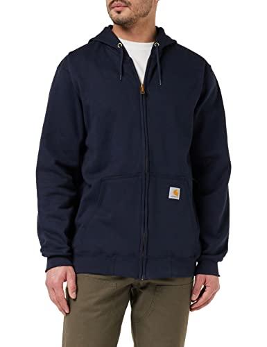 Carhartt Loose Fit Midweight Full-Zip Sweatshirt, Felpa con cappuccio Uomo, Blu (Nuovo Blu Navy), M