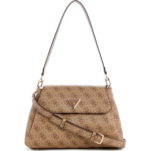GUESS Borsa a spalla/tracolla Sora girlfriend flap shoulder bag latte logo B25GU158 SG950720 Media