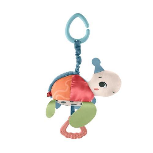 Fisher-Price Amici del Pianeta - Tartarughina Sempre con Me, dentaruolo da Passeggino con Movimento e Suoni, Realizzato con l'80% di plastica Riciclata e imballaggio Certificato FSC, 0+ Mesi, HKD62