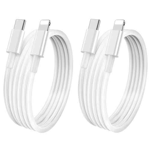 ZEYACHAN Cavo USB C 2M [Certificato MFi] 2 Pack Rapida Tipo C Cavetto Ricarica Caricatore Type C Cavo Caricabatterie Compatibile con Phone 14 13 12 Pro Max Mini/11/XS/X/8 Plus/2020 SE