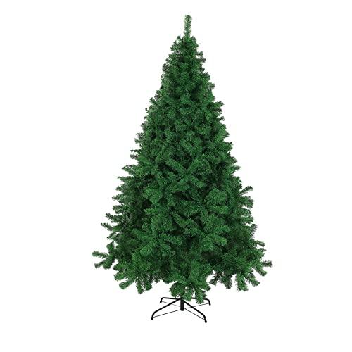 CASARIA Albero di Natale 150cm 310 Rami PVC Supporto Metallo Abete Artificiale Verde