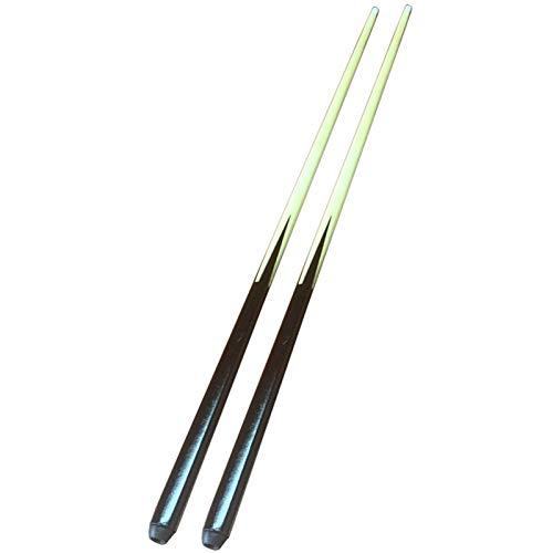 YRU 2 Piccole Stecche da Biliardo Fatte A Mano - Ideali per Spazi Ristretti E Giovani(Color:68CM)