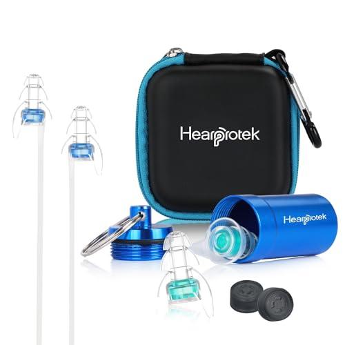 Hearprotek Musicisti Tappi per le orecchie, Riduzione del rumore Tappi auricolari ad alta fedeltà per concerti, musica dal vivo, batteria, percussioni (riutilizzabili e confortevoli)