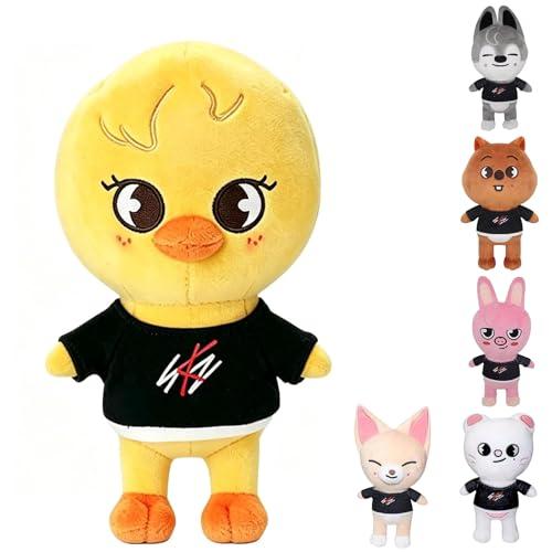 Stray Kids Peluche, 25cm Peluche Skzoo, Peluche Animali Skzoo, St-ray Kids Plush Doll, Stray Cartoon Peluche, Peluche Skzoo St-ray Kid, Peluche dei cartoni animati, Regali di compleanni per i fan