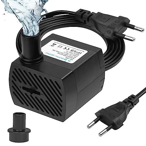 flintronic Mini Pompa Acqua, Sommergibile Ultra-Silenzioso 5W 350L/H Pompa per Acquario Fontane Acqua Sistemi di Circolazione per Terrari, Acquario, Laghetto, Pesce Stagno,Ecc