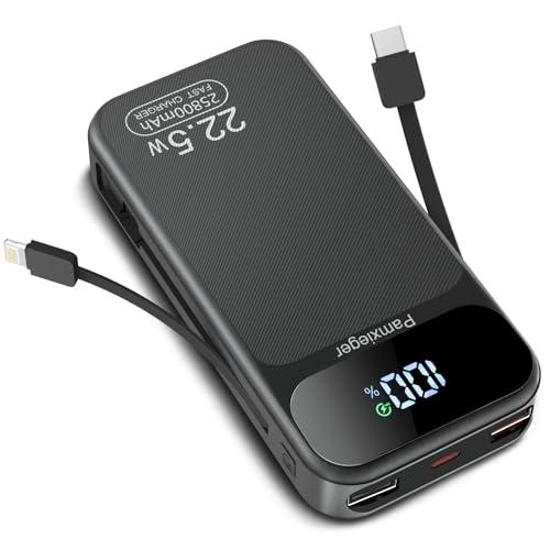 Power Bank 25800 mAh Carica Rapida 22.5W con PD3.0 QC4.0 Batteria Esterna per iPhone 17 16 15 14 13 Pro Max e Android, tablet e altri dispositivi