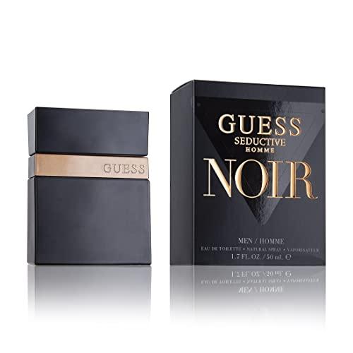 GUESS Seductive Noir, Eau de Toilette, Profumo Uomo, Fougère Orientale Speziato, Fragranza Sensuale Persistente, 50ml