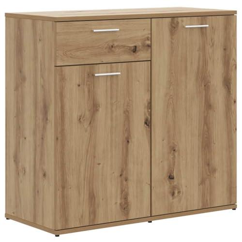 vidaXL Credenza Rovere Artigianale 80x36x75 cm in Truciolato