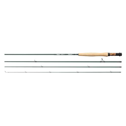 Shakespeare Canna da mosca fluviale Oracle 2 - Costruzione in carbonio ad alte prestazioni, azione rapida, design leggero, comodo manico in sughero, ideale per la pesca a mosca in fiume - 7ft6