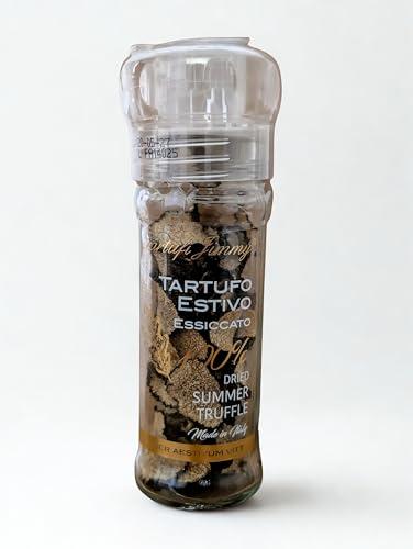 Petali di Tartufo Estivo Disidratato | Condimento Gourmet, Naturale e Senza Additivi | Tartufo Estivo Essiccato a Fette con Macinino | Fette di Tartufo Nero Estivo | Made in Italy