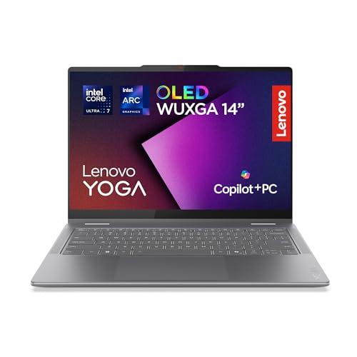 Lenovo Yoga 7 (2 in 1) Notebook Copilot+ PC Convertibile Touch 14” OLED WUXGA (1920x1200), Intel Core Ultra 7 256V, RAM 16 GB, 512 GB SSD, 60 Hz, Windows 11 Home, WiFi 7 - Luna Grey
