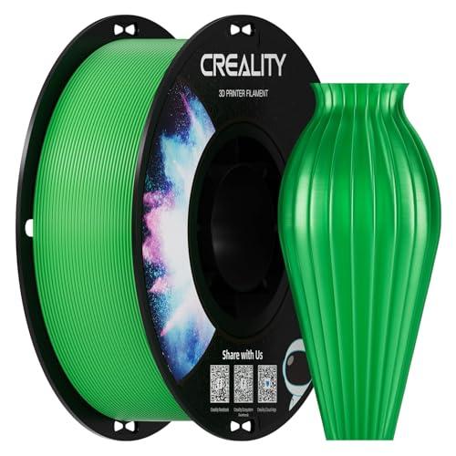 Creality Filamento PETG 1.75mm, Eccellente Flessibilità e Durata, Precisione Dimensionale +/- 0.03mm, 1kg (2,2 libbre) per Stampanti 3D, PETG Verde
