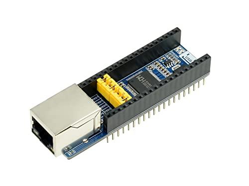 Ethernet to UART Converter for Raspberry Pi Pico,Supports 2-CH Ethernet To UART Data Transparent Transmission, 10/100M Ethernet,Full-duplex or Half-duplex UART Communication