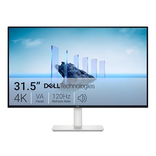 Dell 32 Plus Monitor - S3225QS, 4K UHD (3840x2160), 120Hz, VA, 4ms, AMD FreeSync Premium, 95% DCI-P3, HDR10, Regolabile in Altezza, Altoparlanti integrati, DisplayPort, 2 HDMI, 3 Anni di Garanzia
